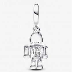 VENTE FINALE - Charm-pendentif Meilleur ami robot