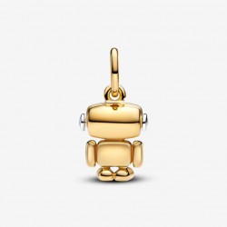 Charm-pendentif Robot au visage mobile