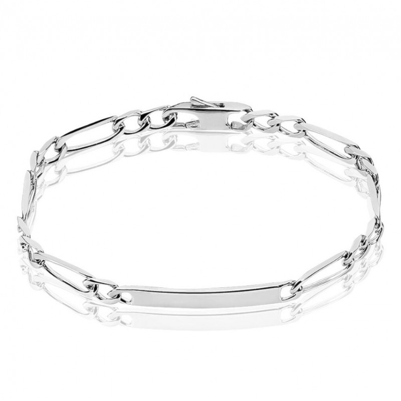 Bracelet Identité Vila Argent Blanc