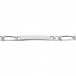 Bracelet Identité Vila Argent Blanc