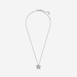 Collier Étoile Asymétrique Pavé