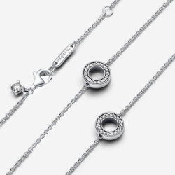 Collier à Chaîne Cercles Pavé