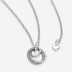 Collier Pendentif Cercles Ma Famille Pour Toujours