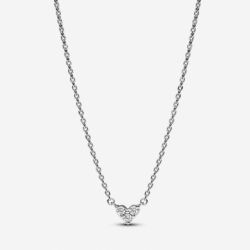 Collier Cœur Trois Pierres