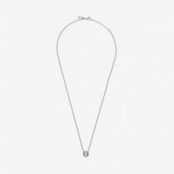 Collier Halo Scintillant Rond