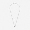 Collier Halo Scintillant Rond