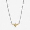 Collier avec Pendentif Bimatière Marvel Étoile à Huit Branches de Captain Marvel