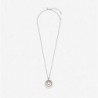 Collier Pendentif Cercles Bicolores