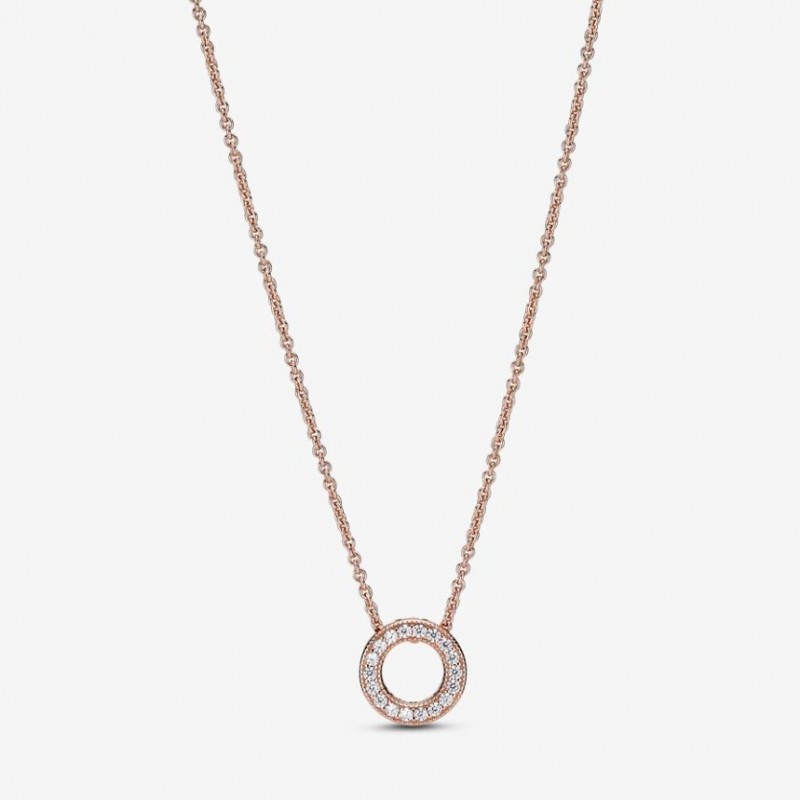 Collier Cercle Pavé Signature Pandora