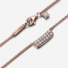 Collier Barre Double Rang Pavée Pandora Timeless