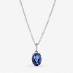 Collier Pendentif Halo Spectaculaire Scintillant