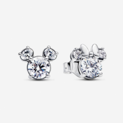 Clous d'Oreilles Scintillants Disney Mickey & Minnie