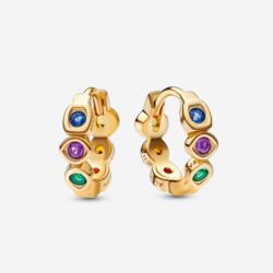 Boucles d'Oreilles Créoles Marvel The Avengers Gemmes de l'Infini