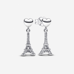 Boucles d’Oreilles Pendantes Tour Eiffel