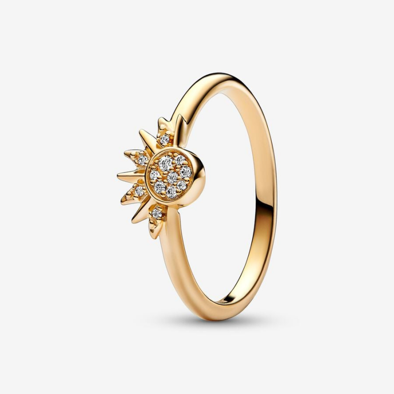 Bague Céleste Soleil Scintillant